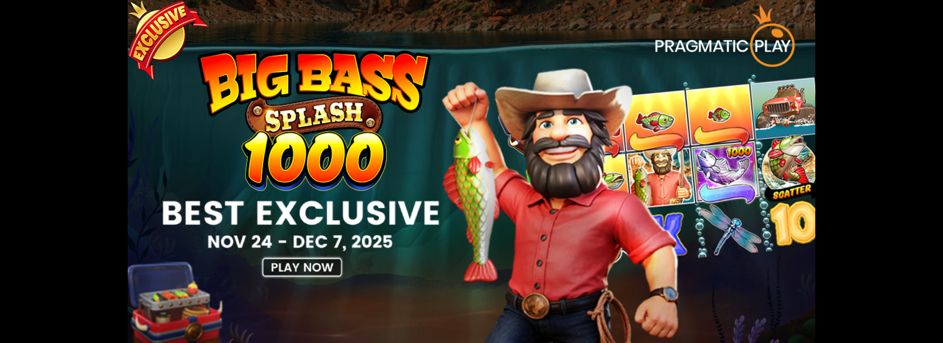 Pragmatic Play: Early Release Offer - Big Bass Splash 1000 (Exclusive for MMK Operators)